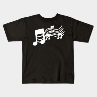 Musical notes Kids T-Shirt
